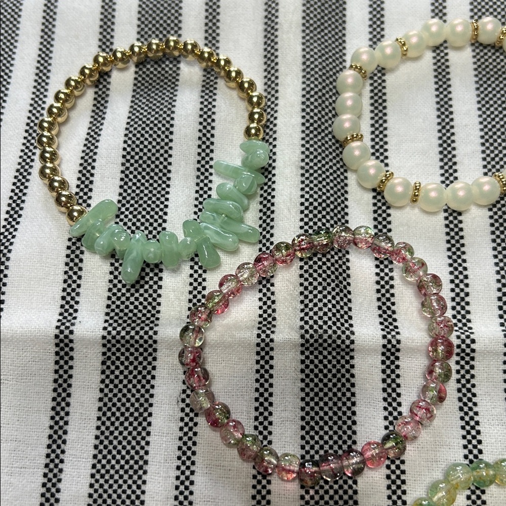 13-Piece Bohemian Style Multi-Colored Stacking Layering Stretch Bracelets NEW - Picture 11 of 11